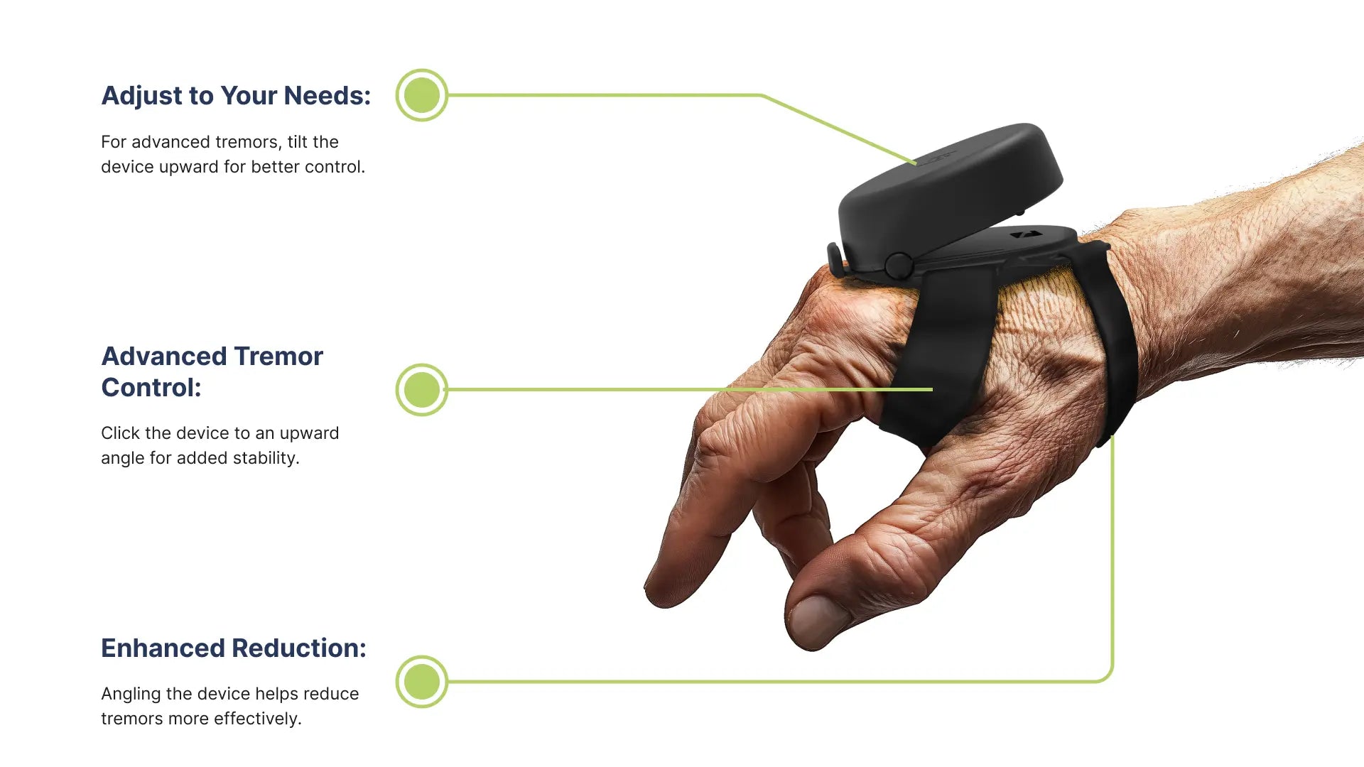 Steadi-3 Plus – Your Anti-Tremor Glove for Daily Independence